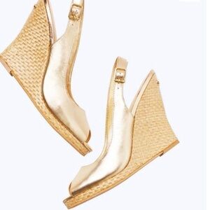 Lilly Pulitzer Kristen Wedge Gold
